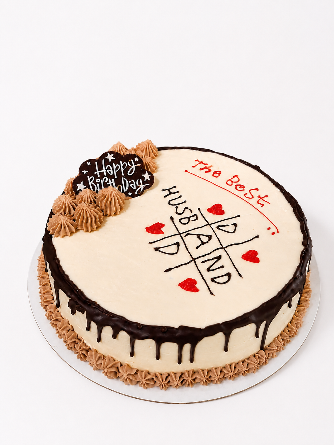 Chocolate drip celebration cake